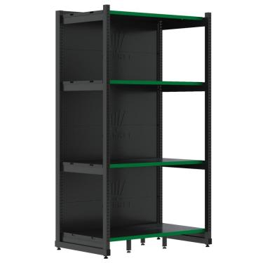 Imagem de Rack Gôndola Parede 1 Inicial 2,00m 4 Níveis 1140kg Fit Amapá