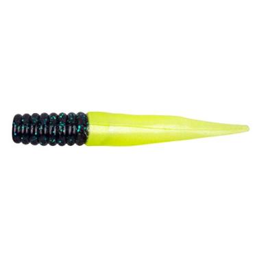 Imagem de Isca de pesca Bobby Garland Slay'R de plástico macio, Junebug Pearl Chartreuse, 7,6 cm