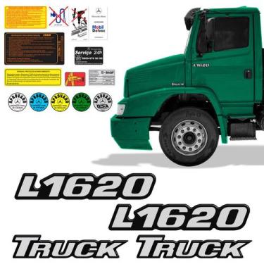 Imagem de Kit Adesivo Linha Mercedes Benz L1620 + Truck Resinado - SPORTINOX, Ca