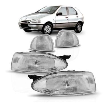 Imagem de Par Farol Palio Lanterna Pisca Cristal 96 97 98 99 2000 - SP ACESSÓRIO