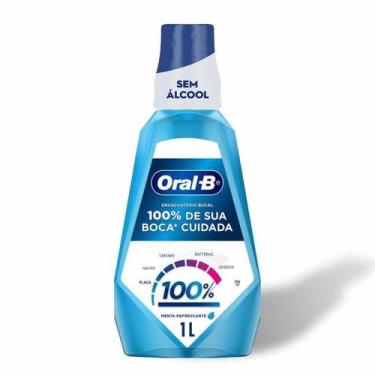 Imagem de Enxaguante Bucal Oral-b 100% De Sua Boca Cuidada 1l