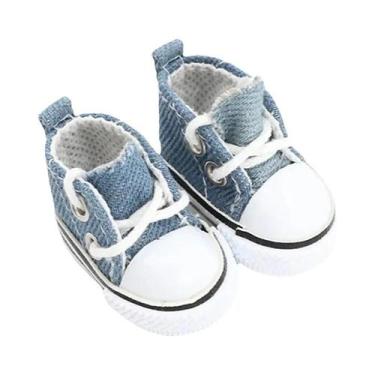 Imagem de Tênis Labubu Para Bonecas 15cm 17cm Roupas Casuais De Algodão Acessóri