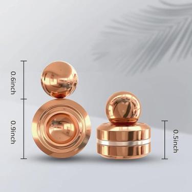 Imagem de Fidget Spinners Magnético, Satélite de Órbita Metálica Girando Ba - HU