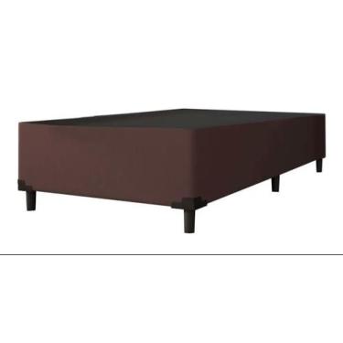 Imagem de BASE SOLTEIRO BOX PADRÃO 0,88 x 1.88 - GTA KASACONFORTO, Marrom, suede