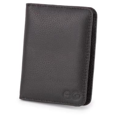 Imagem de Carteira Porta Cartão Couro Legítimo Macio Básica Floater casual(marrom escuro)