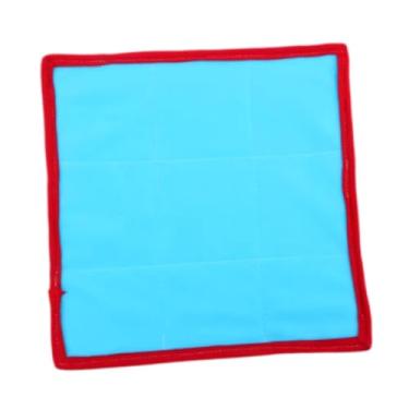 Imagem de menolana Placa de atividades de tabuleiro de atividades, jogo portátil de habilidade, desenvolvimento intelectual, cobertor inferior, brinquedo de, Azul