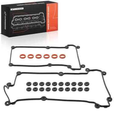 Imagem de A-Premium Junta da tampa da válvula do motor adequada para Ford Contour Mercury Mystique 1995-2000 Mazda, com vedações de tubo de vela de ignição, com ilhós de tampa de válvula, 2,5 L V6 GAS DOHC