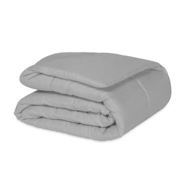 Imagem de Edredom casal toque aveludado dupla face 400 FIOS micropercal.(Casal, rosé)