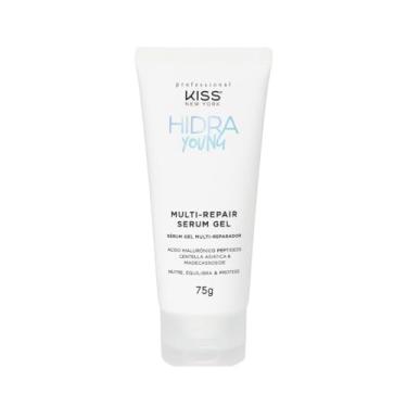 Imagem de Sérum Gel Multi-Reparador Kiss New York, Hidra Young, Com Ácido Hialurônico, Peptídeos, Centella Asiática e Madecassoside, Nutre, Equilibra e Protege a Pele, 75g
