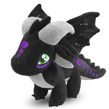 Imagem de Brinquedo de pelúcia Kobataro Wings Dragon Black 3+ Years