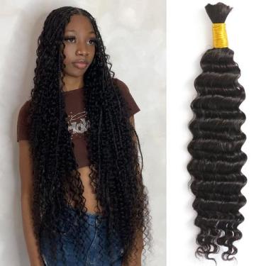 Imagem de Braiding Hair Y WIGS Boho Human Deep Wave 100g Virgin NC 50cm