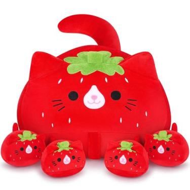 Imagem de Família de bichos de pelúcia com início auspicioso: Strawberry Cat - A