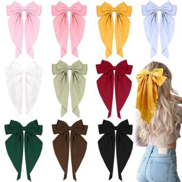 Imagem de Laços de cabelo TOKUFAGU Laços de cabelo grandes para mulheres e menin
