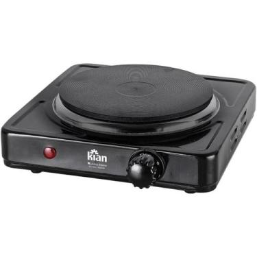 Imagem de Fogão Elétrico Cooktop Kian Portátil 1 Bocas 127V FG-100 Preto