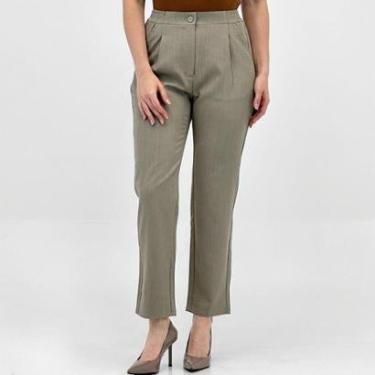 Imagem de Calça Facinelli Alfaiataria Reta em Tecido Feminina-Feminino