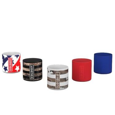 Imagem de Coldest Limitless Tumbler Boots (pacote com 5) – Mangas protetoras de silicone para botas para garrafa de água de 1,020 g e 1,304 g – parte inferior antiderrapante, pode ser lavada na lava-louças