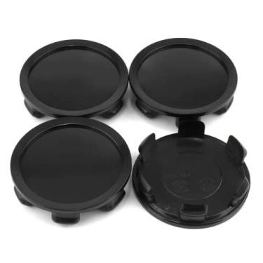 Imagem de Steel.frame 4 peças de tampas de centro de rodas pretas 74,5 mm (2,93 pol.) / 70 mm (2,76 pol.) para rodas #M608#M242#81310409 OZ Racing Superfugiata S2000 ap2v2