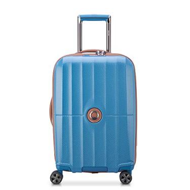Imagem de DELSEY Paris St. Tropez – Mala rígida expansível com rodas giratórias, Azul Báltico, Carry-on 21 Inch, Mala expansível St. Tropez Hardside com rodas giratórias
