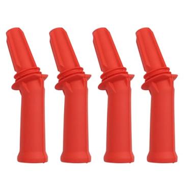 Imagem de TRQ Conjunto de botas de bobina de ignição de desempenho vermelho compatível com Buick Encore Chevrolet Cruze 2016-2019 Equinox Malibu Volt GMC Terrain 2018-2019