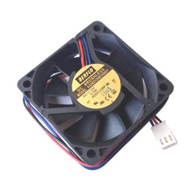 Imagem de Cooler 60x60x15mm 12V Rolamento 0.15A 4500RPM - BERFLO AG06012HB159601