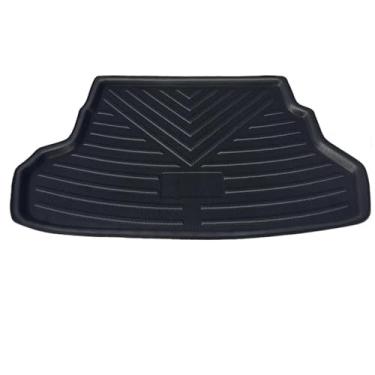 Imagem de GRJQRKHZ Tapete de porta-malas de carro para k&ia Rio Sedan 2012-2017 Car Rear Boot Tapete de carga Tapetes de Bagagem Tapetes Almofada Forro de Chão Bota Tapete Acessórios para Carro