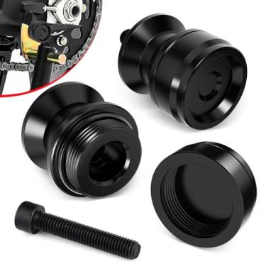 Imagem de Benlari Carretéis de braço oscilante de 8 mm Suporte universal M8 preto adequado para CBR 600 F2 F3 F4 F4i CBR600RR CBR1000RR GSXR600 GSXR750 GSXR1000 GSXS750 SV650 ZX6R ZX10R Z650 Z990 00 Z1 000
