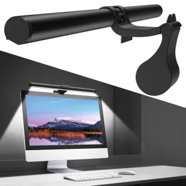 Imagem de OOWOLF Barra de luz para monitor de computador, lâmpada de monitor de computador para cuidados com os olhos, lâmpada LED de leitura USB com controle de toque, barra de luz de tela regulável de 42 cm