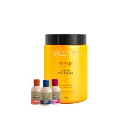 Imagem de Máscara Repair 1L – Reconstrução e Hidratação Intensa | Restaura Fios Danificados, Fortalece a Fibra Capilar e Reduz Quebra e Ressecamento