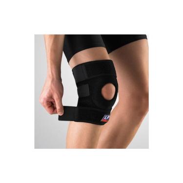 Imagem de Proteção reforçada das barras laterais da patela com joelheiras