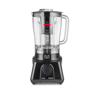 Imagem de Liquidificador 2,6L Turbo Preto 1100w-127v c/ 12 Velocidades Multi Home - LQ1101 LQ1101
