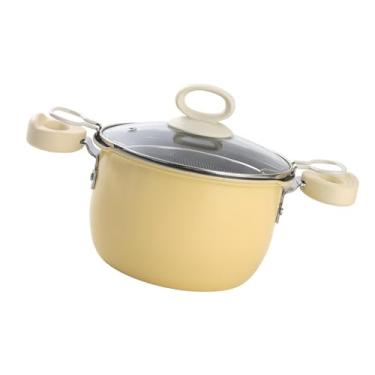 Imagem de AFXGUSD Frigideira com Cesto para Fritar, Panela para Cozinhar, Aquecedor de Manteiga, Peneira para óleo, Cesta para Batatas Fritas, Cozinha Doméstica, Lancho, 22 cm