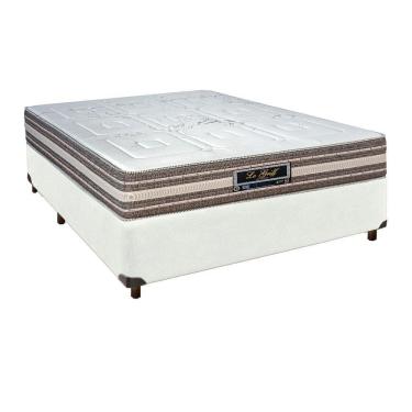 Imagem de Cama Box + Colchão Casal Molas Ensacadas Legriff Sankonfort
