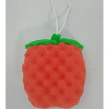 Imagem de Esponja Corporal em Formato de Fruta - Vermelha - MINISO, VERMELHA
