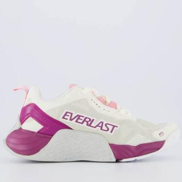 Imagem de Tênis Everlast Climber Ultra Feminino Bege e Roxo, 36