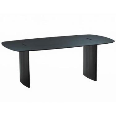 Imagem de Mesa de Jantar Pulsare Ozki 160 cm (Larg) Base Dupla Tampo em Madeira 