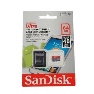 Imagem de Cartão De Memória Sandisk 64gb Micro Sd Classe 10