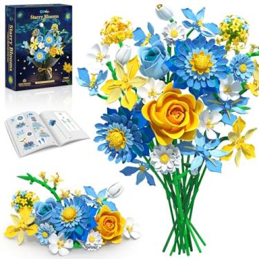 Imagem de Coodoo Flowers Building Block Set Gift for Birthdays