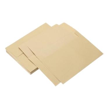 Imagem de 25 pacotes de envelopes de papelaria vintage, papel envelhecido, amarelo claro, papel antigo para escrita de cartas, convites, casamento - 17 x 12 cm