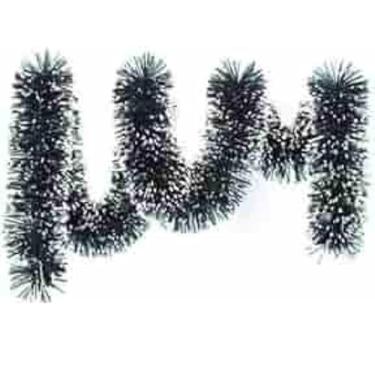 Imagem de Kit 6 Festao Natalino 6cmX2m Enfeites Festas Casa 4 Ou 2 Pecas Verde Ou Branco Enfeita Arvore Natal(PONTA BRANCA,6 PEÇAS)