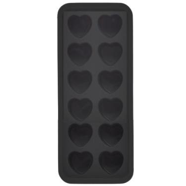 Imagem de Forma De Gelo De Silicone Coração Confeitaria Chocolate - Ladiv Comerc