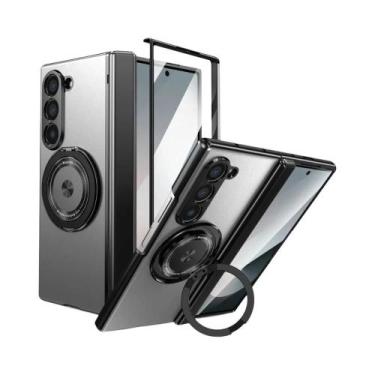 Imagem de Capa Magnética Rotativa Para Samsung Galaxy Z Fold 7 6 5 4 3 Com Supor