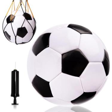 Imagem de Bola de futebol U&C Planet tamanho 3 para crianças de 7,4 polegadas, i