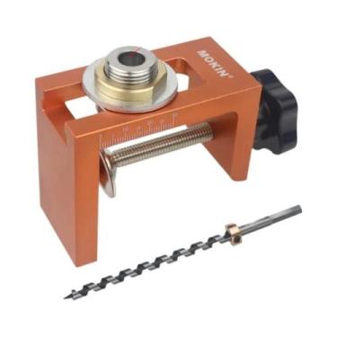 Imagem de Kit De Ferramentas Para Furação De Buracos Ocultos Em Madeira, Guia De