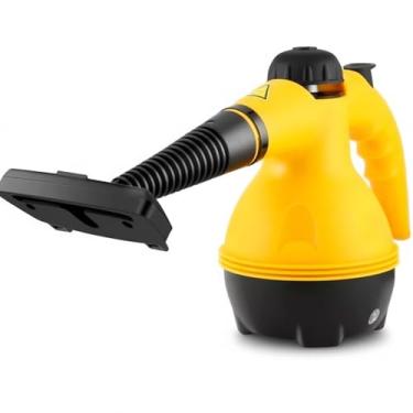 Imagem de Vaporizador de Limpeza Portátil, Pistola de Vapor Multifuncional, Amarelo e Preto, para Higienização Doméstica e Lavagem Pesada