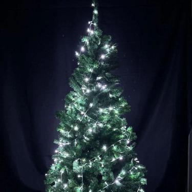 Imagem de Pisca Pisca Natal Cordão 10 Metros 10 Funções 100 Lâmpadas Luz Branca