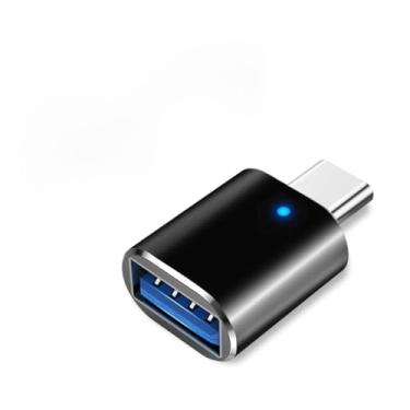 Imagem de Adaptador USB Tipo C para Micro USB, Carregamento, OTG, Transferência de Dados, Compatível com Smartphones Android, Tablets, Caixas de Som, Power Banks e Dispositivos com Entrada (preto)