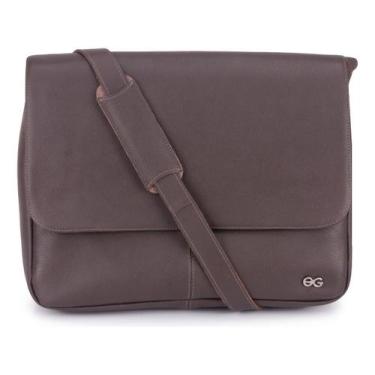 Imagem de Bolsa-pasta Masculina Tiracolo 100% Couro Legítimo Natural - NoBrand, 