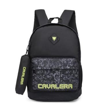 Imagem de Kit Mochila Estojo Cavalera Moderna Espaçosa Resistente , U