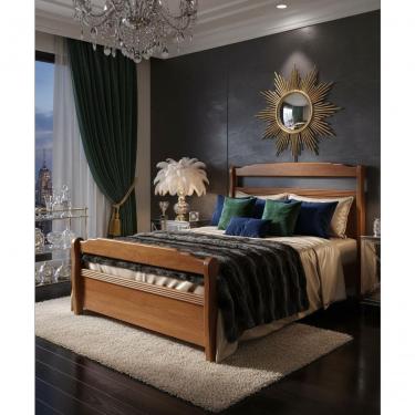 Imagem de Cama De Casal 1,40 X 1,90 - Madeira Maciça - Móveis De Gramado - Castanho