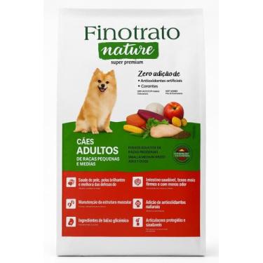 Imagem de Ração Natural Finotrato Nature Adultos 15Kg Super Premium - Mimos Pet